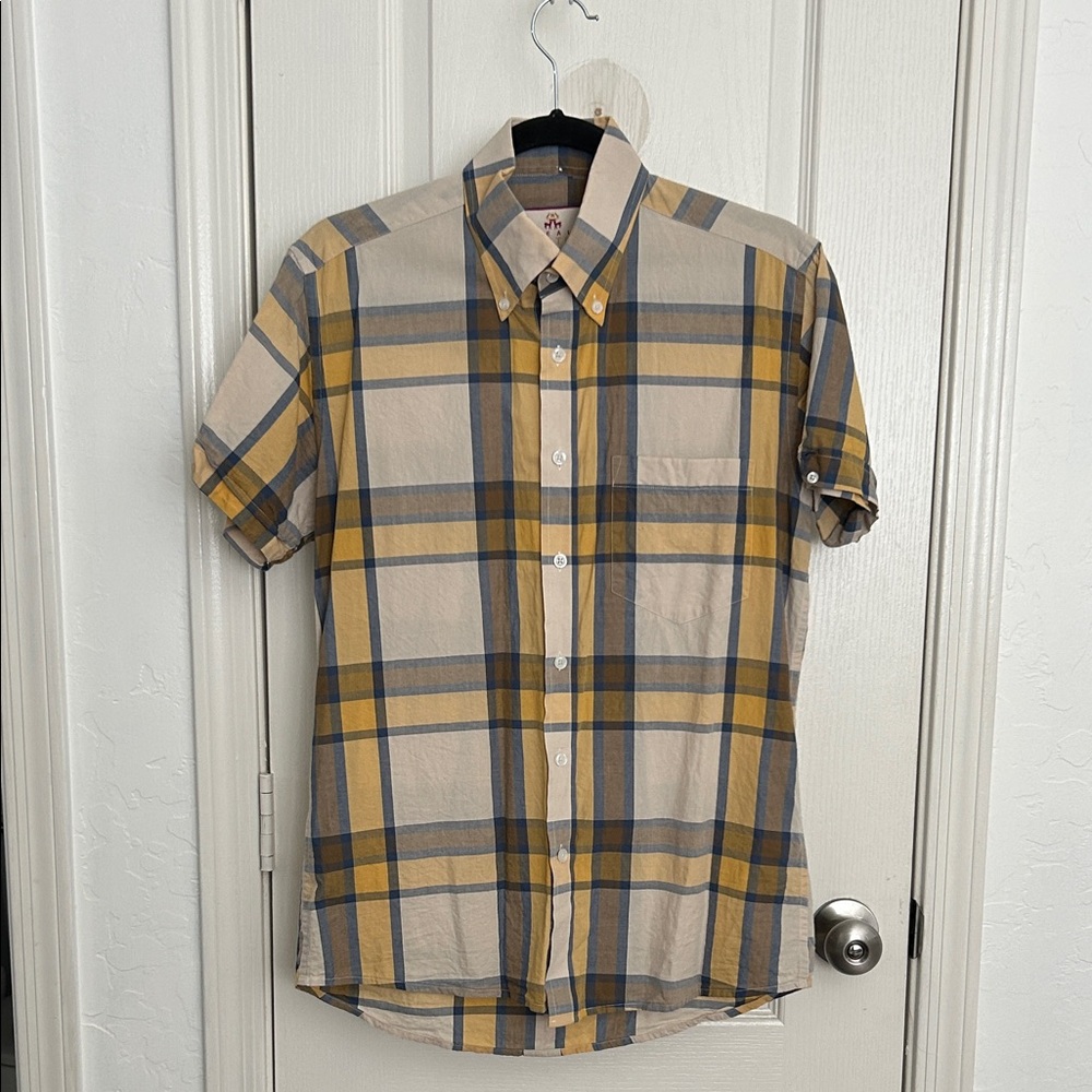 Men’s Real Hoxton short sleeve button down shirt